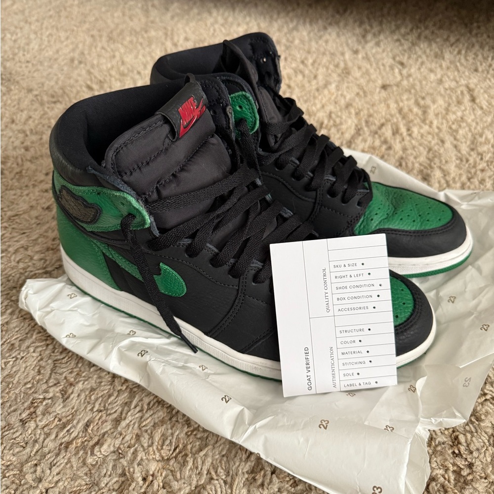 NIKE AIR JORDAN 1 MID Pine Green Black 2020 Release